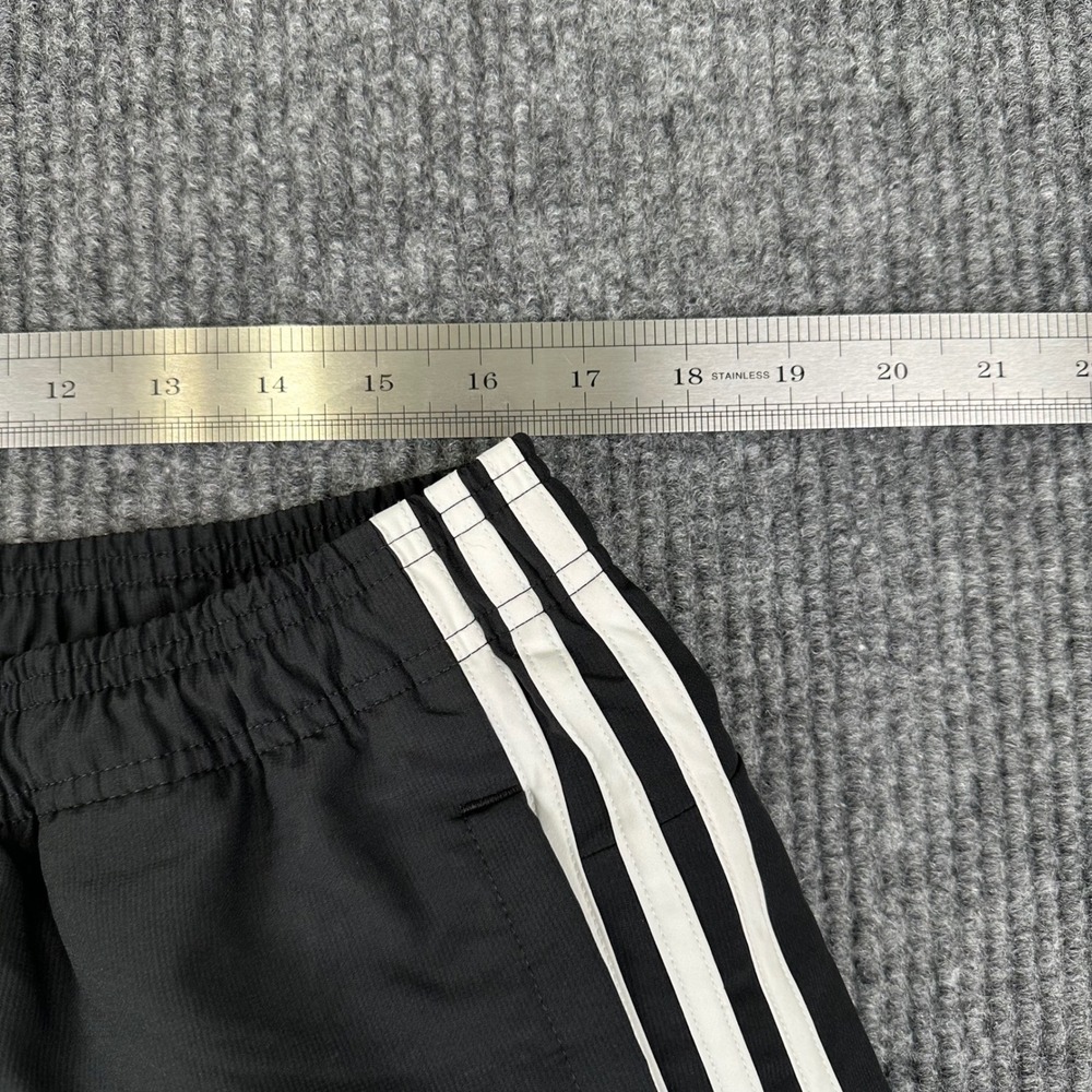 Adidas 3-Stripes Wind Pants Mens XL White Stripe Mesh Lined Track Pants Athletic - Picture 8 of 10